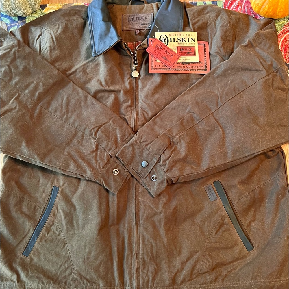 Outback Trading Vintage Oilskin Barn Jacket